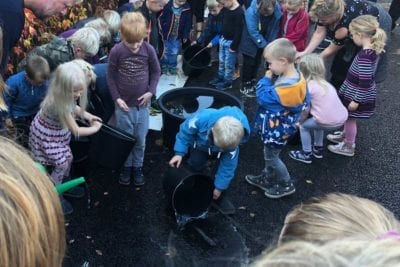 Permeabel asfalt fra Colas på Toftevej i Roskilde