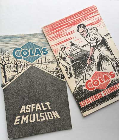 Colas-brochurer fra 1950-1960erne