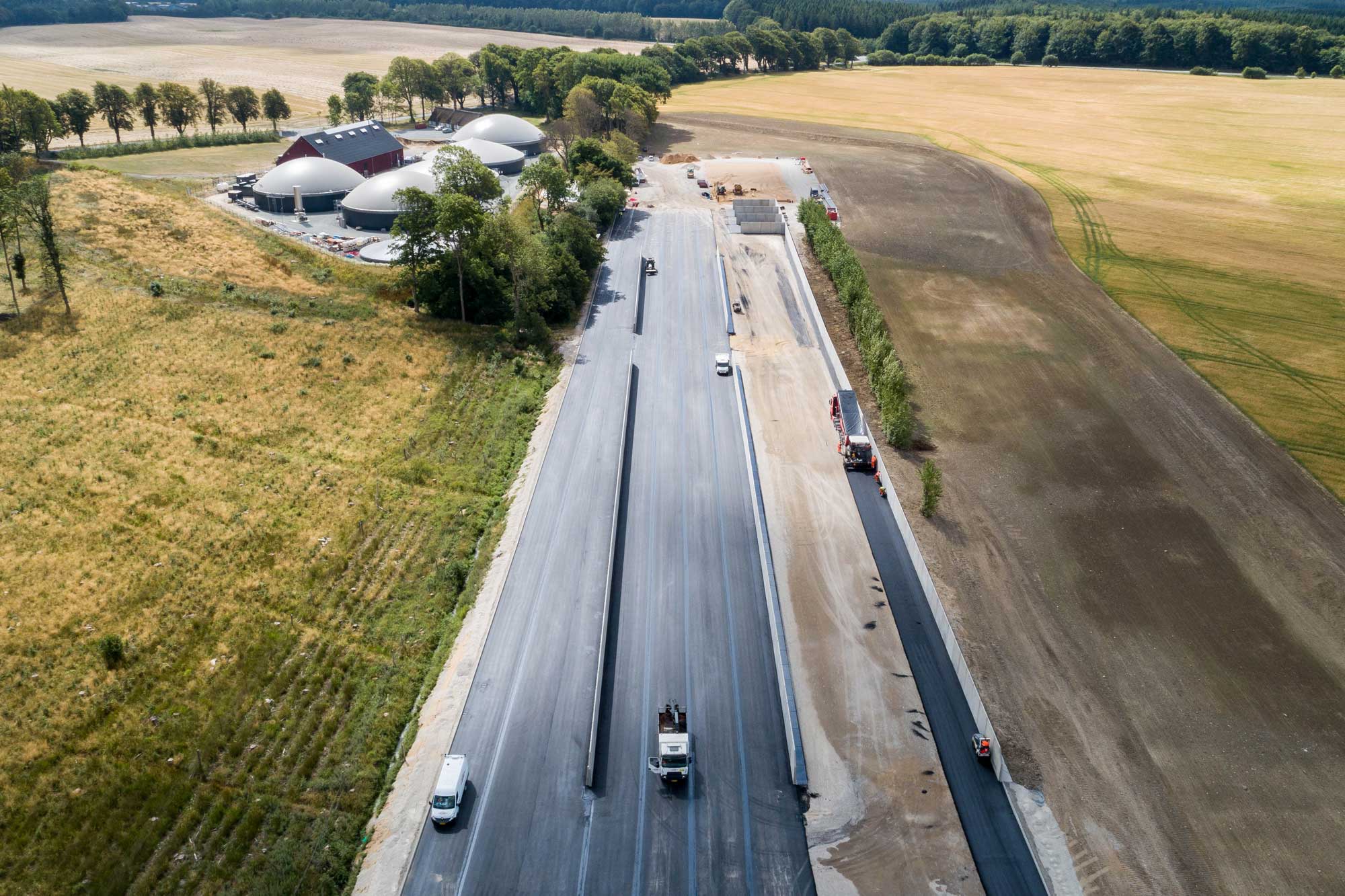 Asfalt til Frijsenborg Biogas udført af Colas